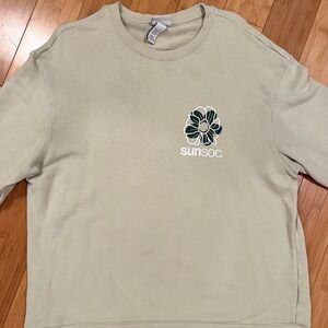 H&M XL Light Green Crewneck